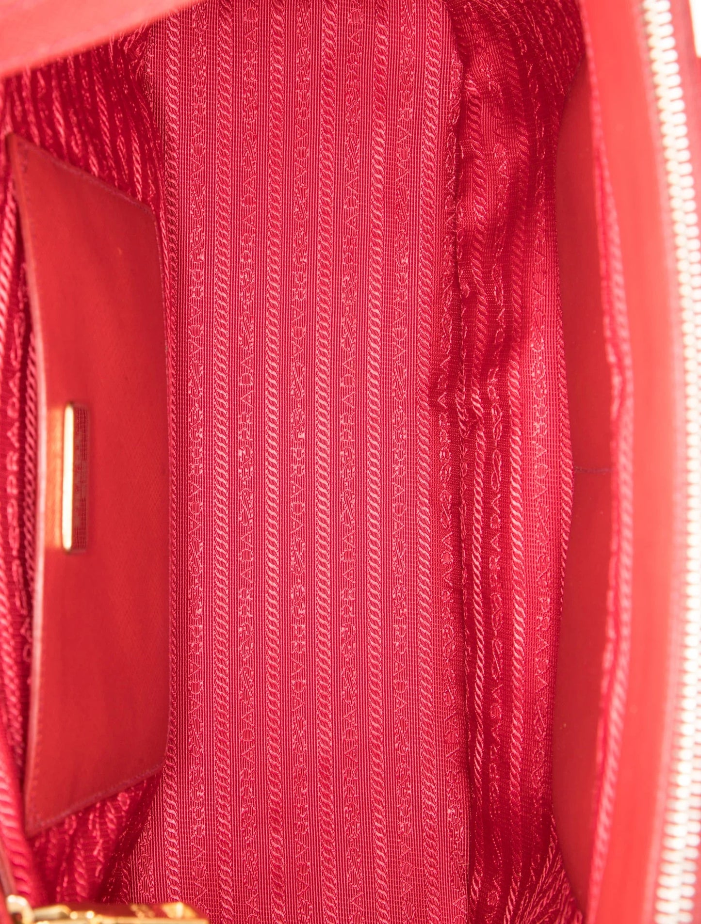 Saffiano Lux Leather Galleria Double Zip Large