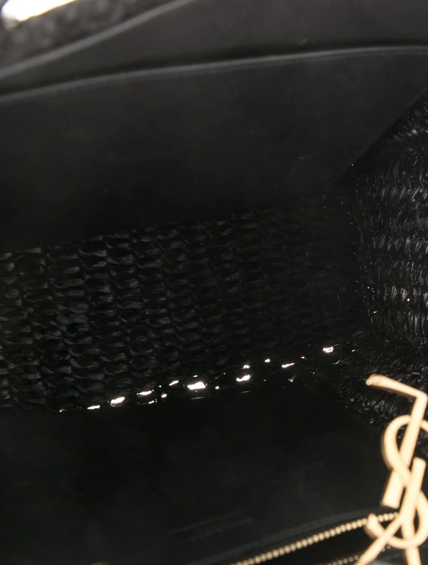 Signature Panier Raffia Shoulder Bag