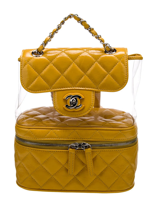 Sac à dos aquarium en PVC vieilli