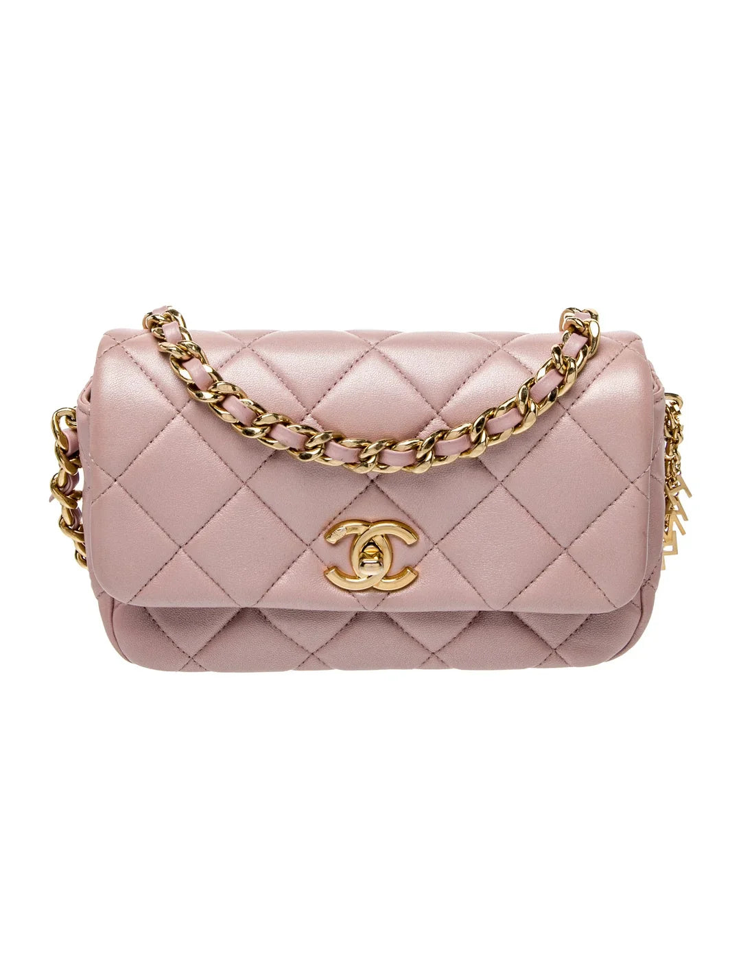 Pearly Charm Single Flap Bag