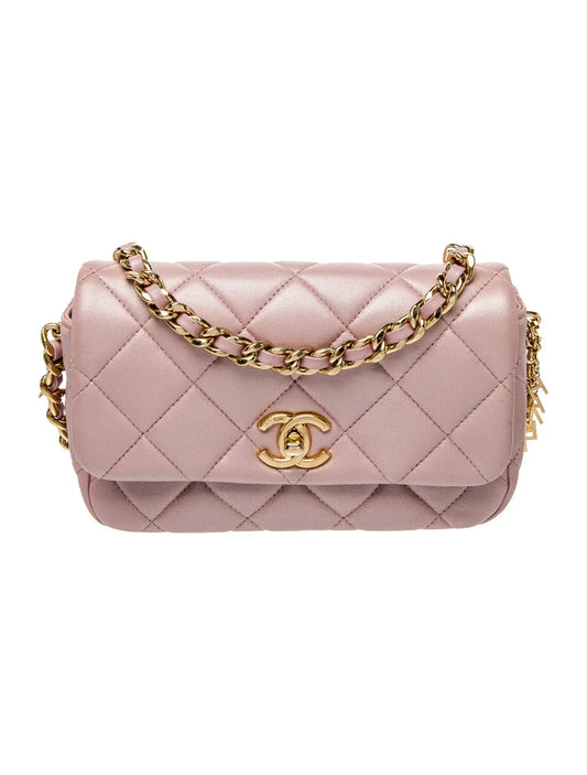 Pearly Charm Single Flap Bag