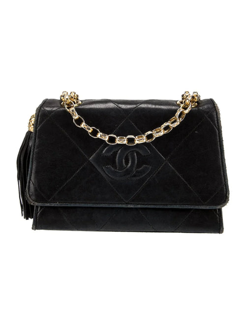 Diamond Stitch Flap Bag