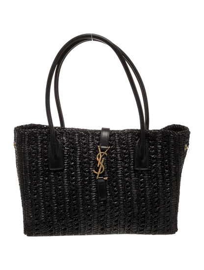 Signature Panier Raffia Shoulder Bag