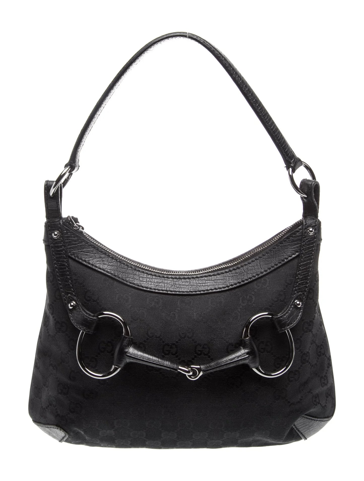 GG Canvas Horsebit Chain