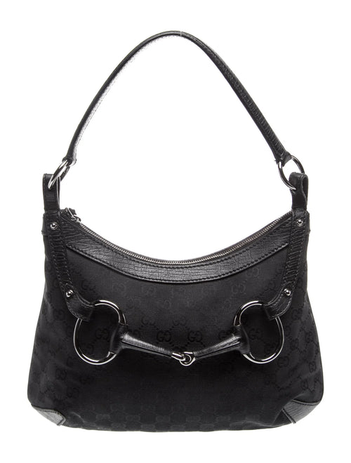 GG Canvas Horsebit Chain