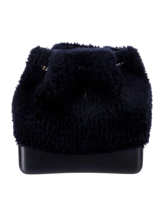 Petit sac à dos Gabrielle en peau lainée