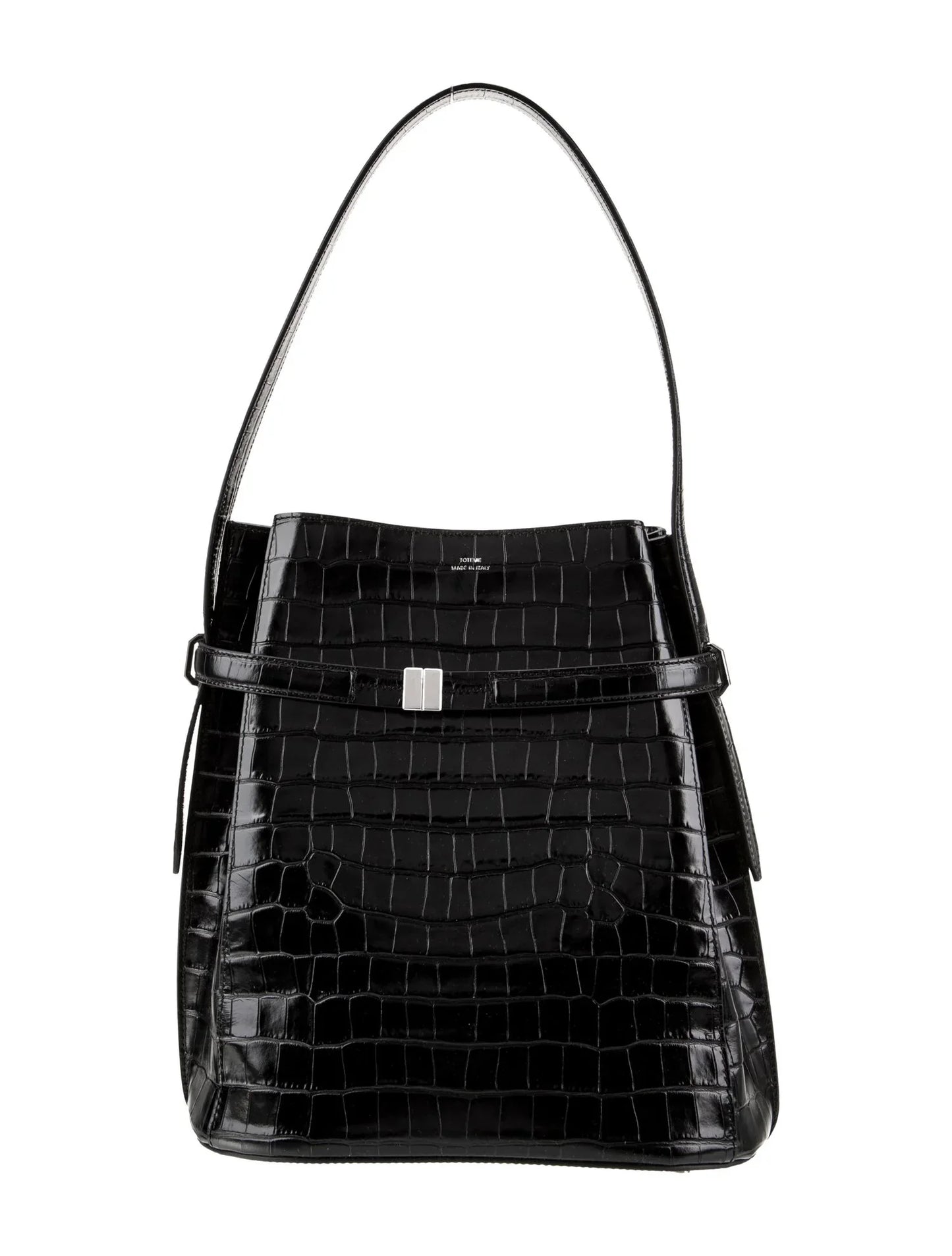 Embossed Leather Tote