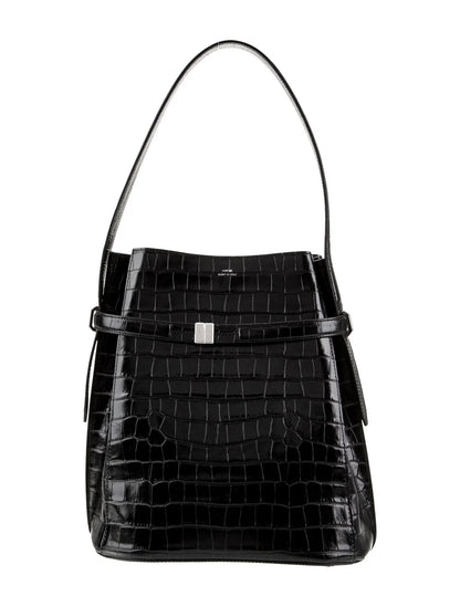 Embossed Leather Tote