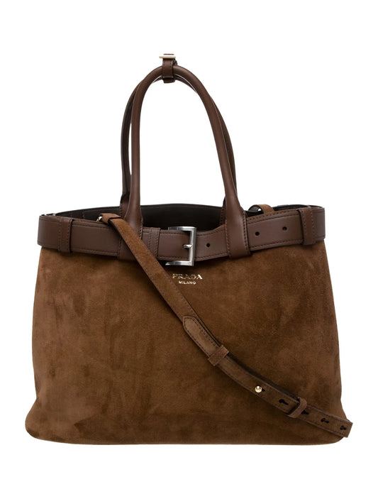 Scamosciato Suede Buckle Large