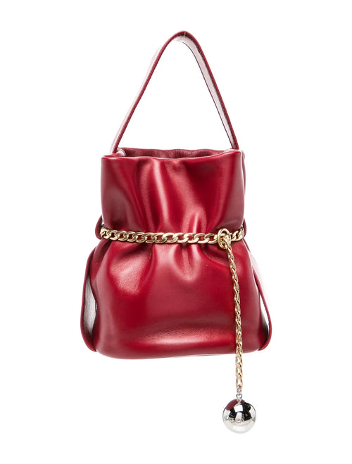 Nappa Leather Sac Noir Petit