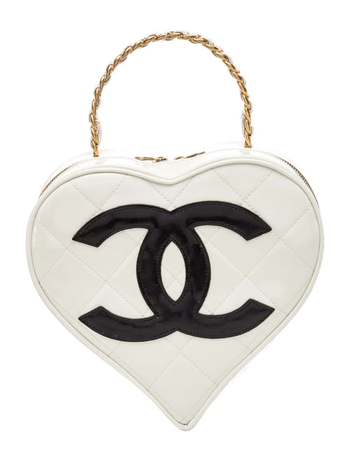 Bolso CC Heart de charol