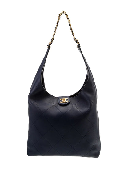 2025 Bolso Hobo Acolchado Mediano con Cadena