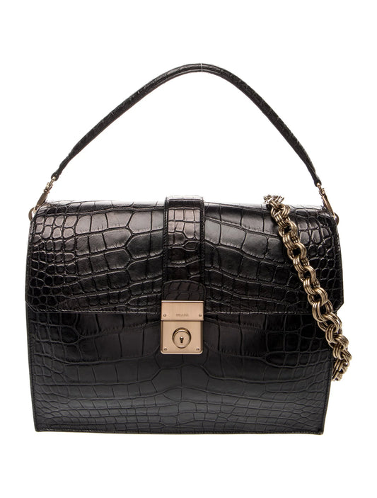 Alligator Shoulder Bag