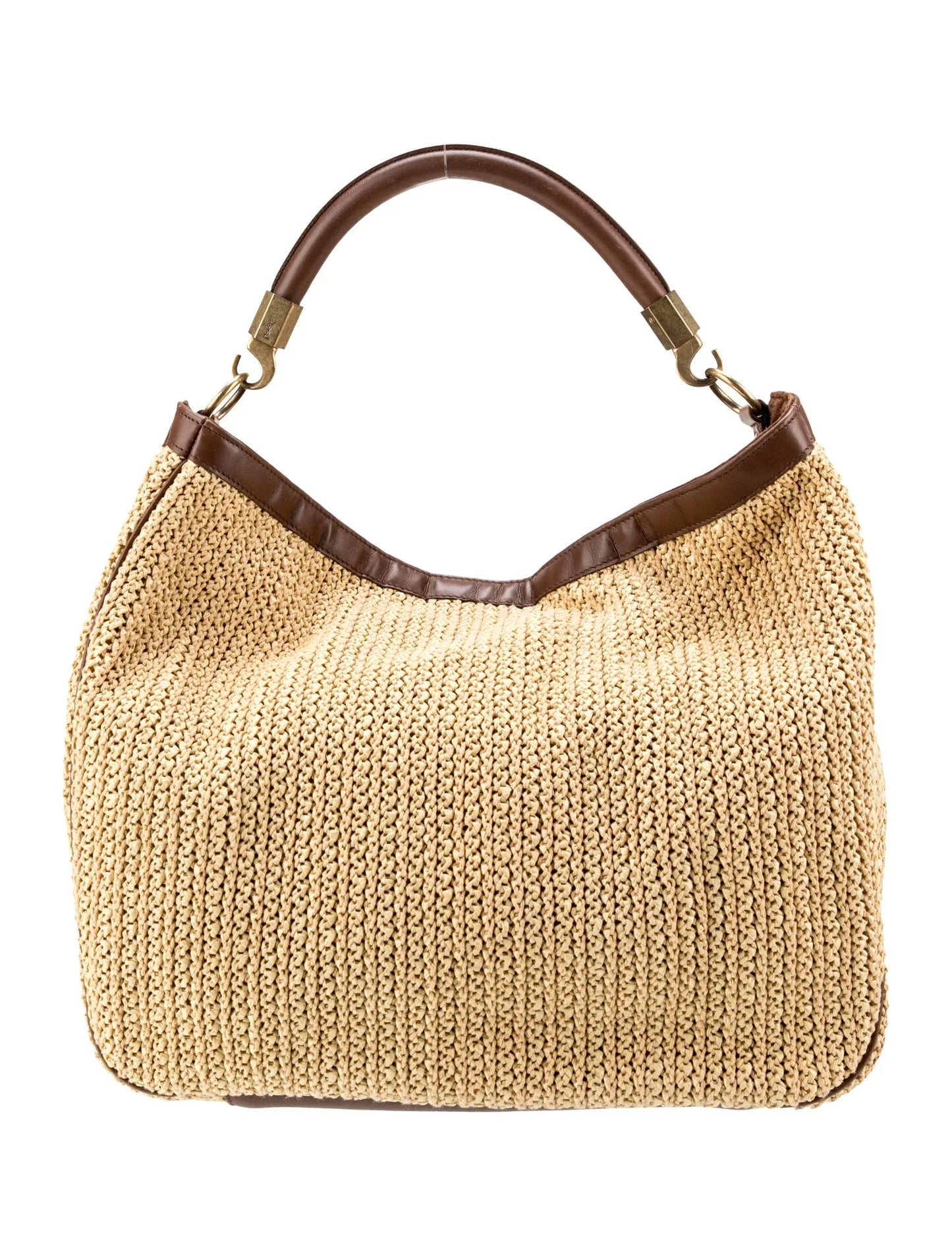 Bolso hobo de rafia