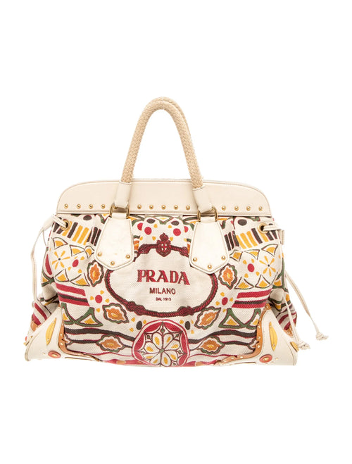 Canvas Top Handle Bag