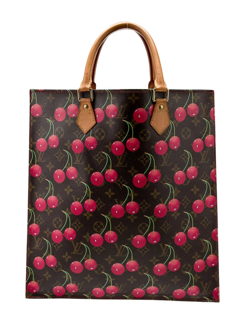Sac Plat vintage Monogram Cerises