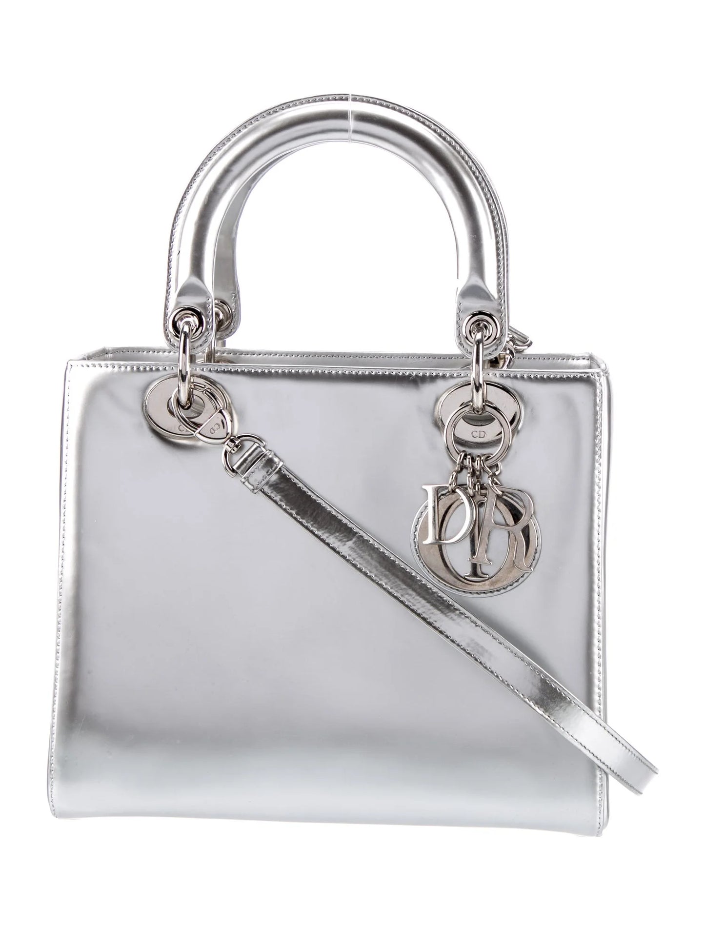 Lady Dior mediano de piel