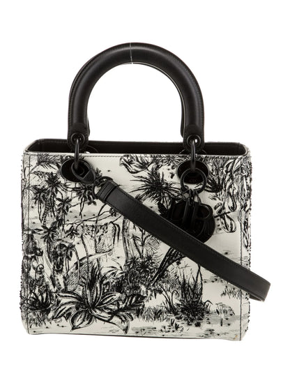Lady Dior moyen en cuir