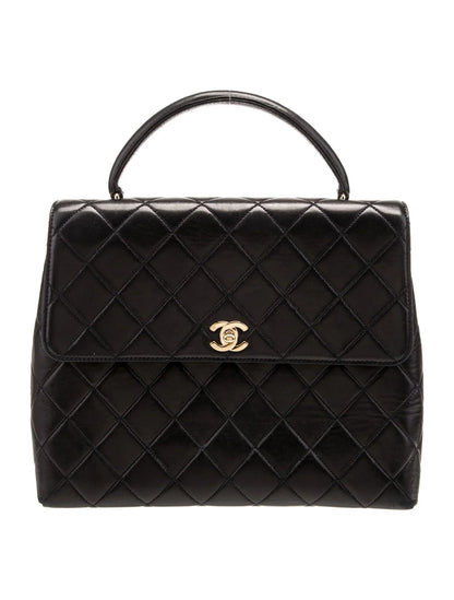 Bolso Kelly con asa superior acolchado