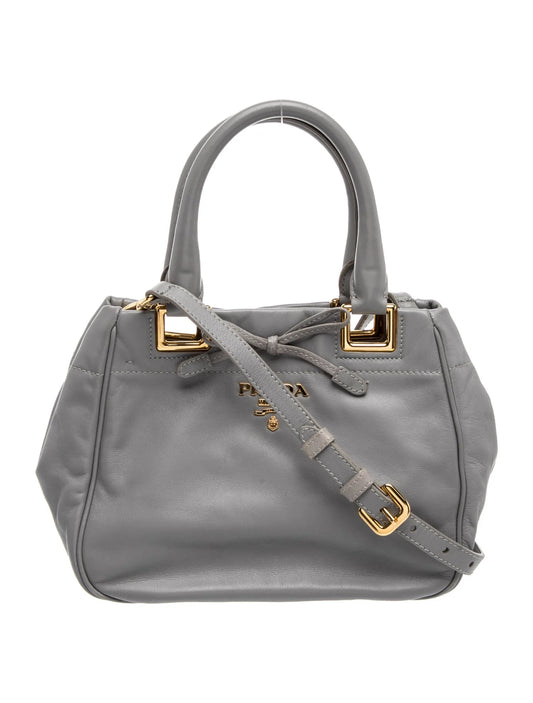 Soft Calf Leather Top Handle Bag