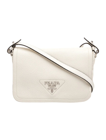 Vitello Daino Leather Crossbody Bag