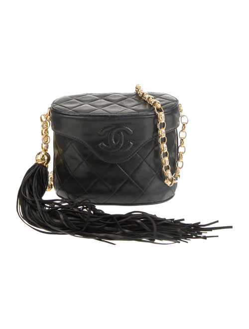 Quilted Tassel Bucket Bag