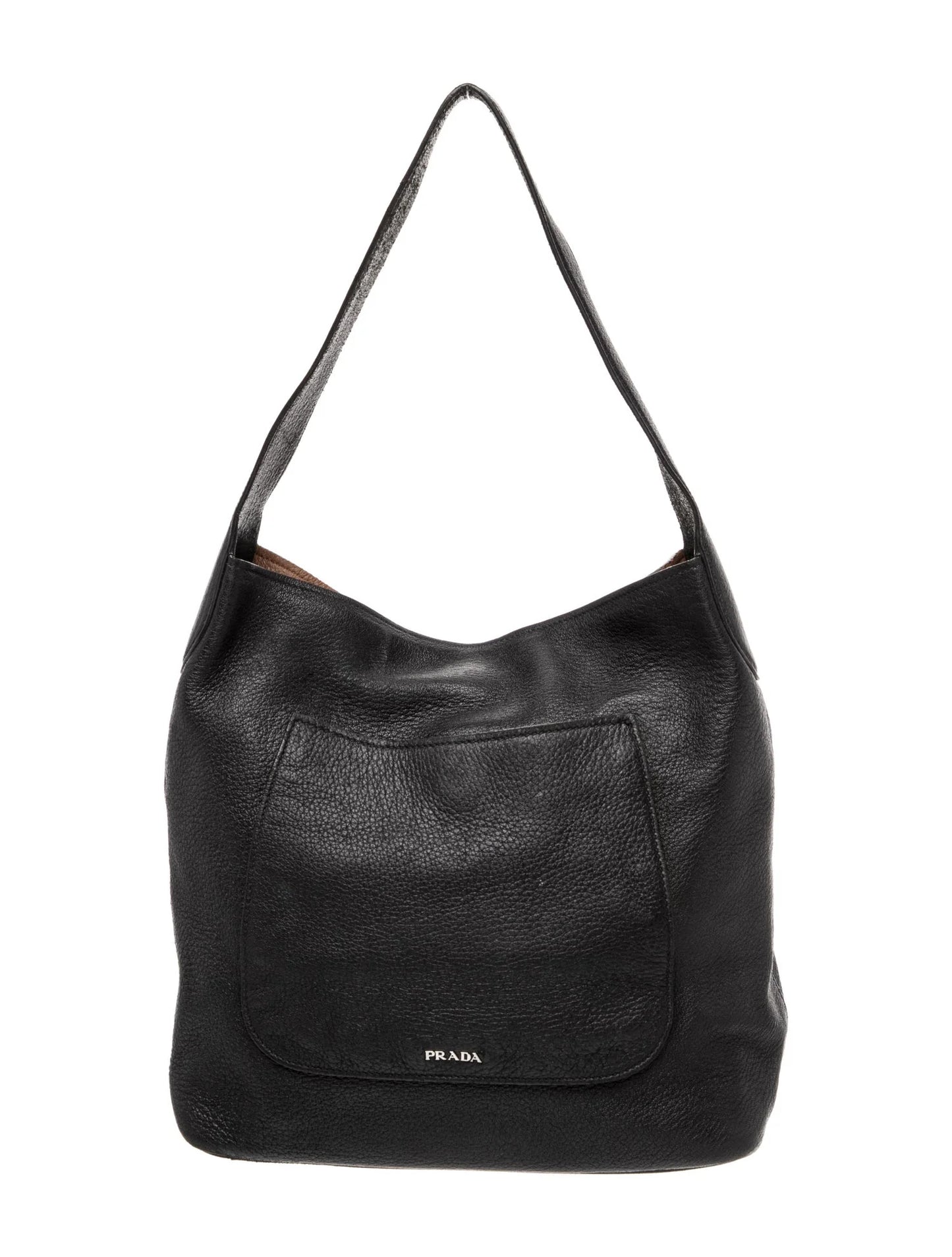 Vitello Daino Leather Shoulder Bag