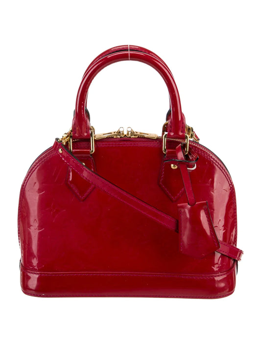 Neo Alma BB en cuir Monogram Vernis