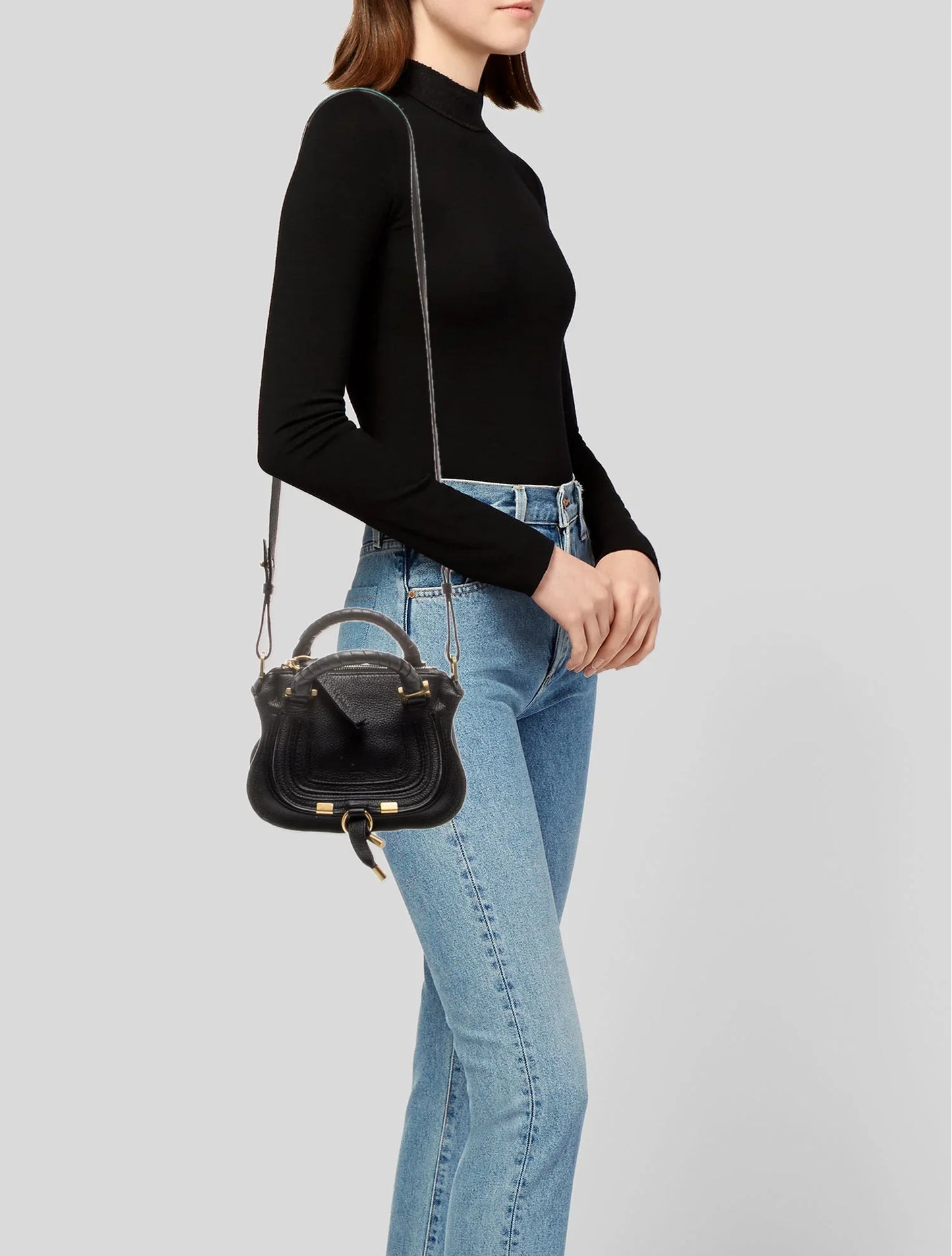 Leather Marcie Crossbody Mini