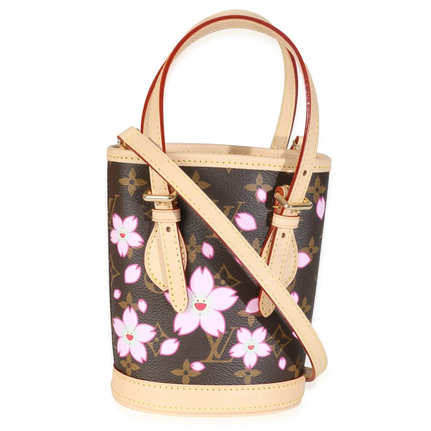x Takashi Murakami Cherry Blossom Nano Bucket w/ Tags
