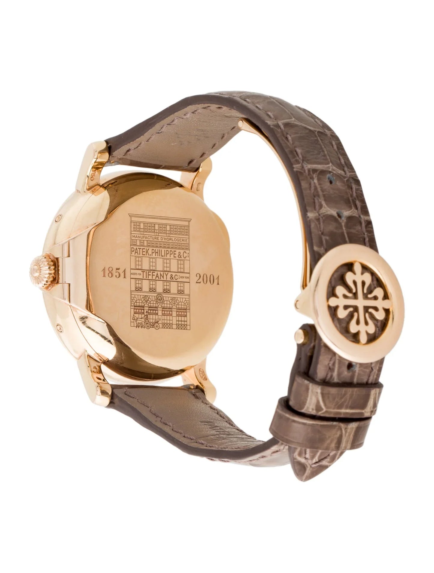 x Tiffany & Co. Montre Calendrier Annuel T150