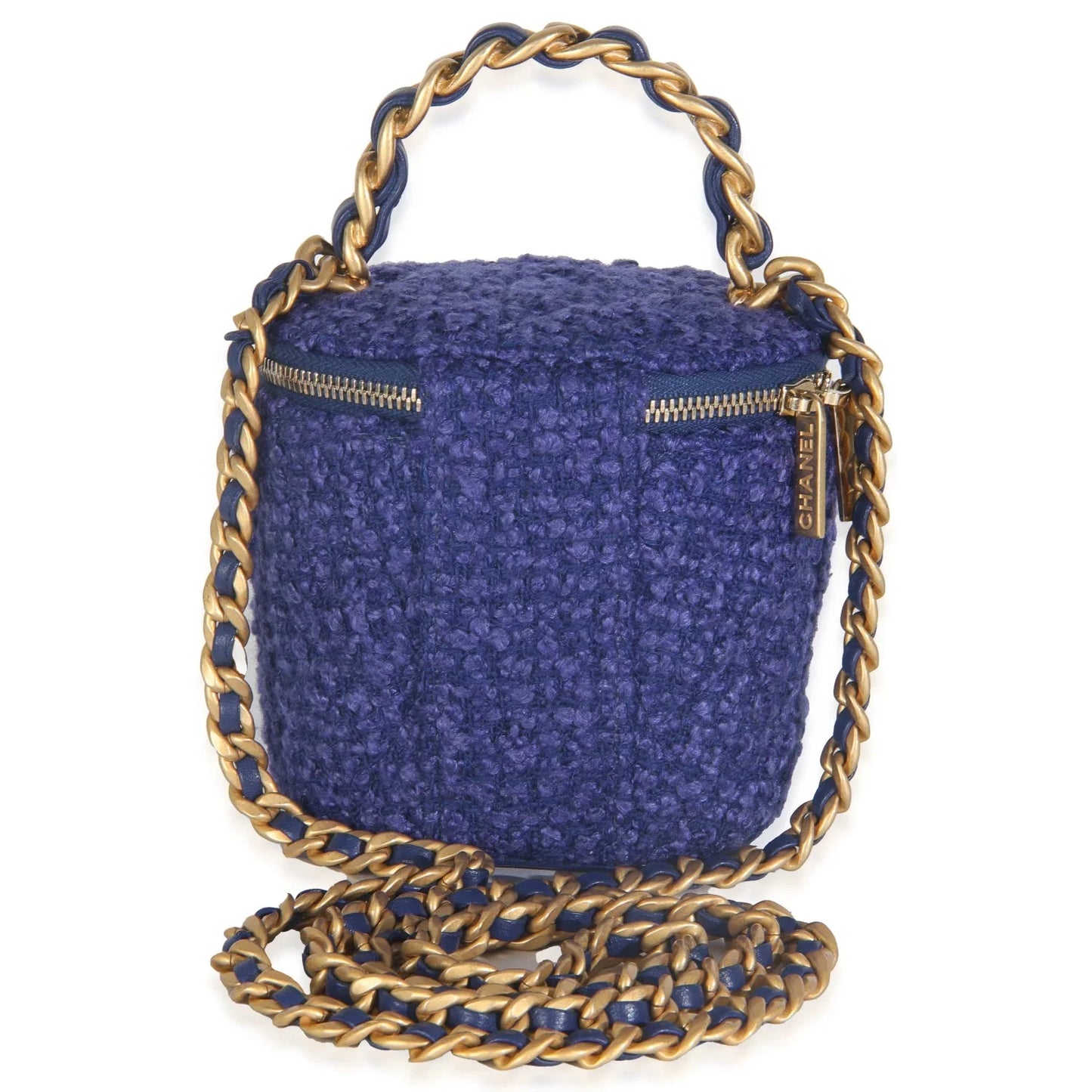 Trousse de Toilette Tweed avec Chaîne