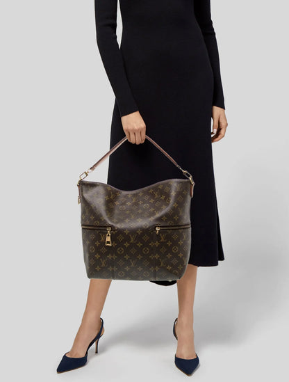 Bolso hobo Mélie con monograma