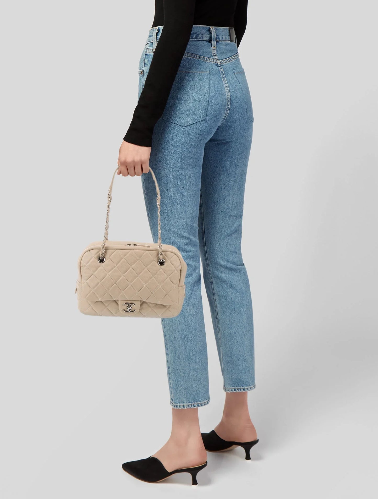 Quilted CC Bowler Bag