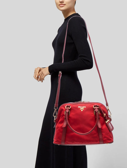 Saffiano Leather Shoulder Bag