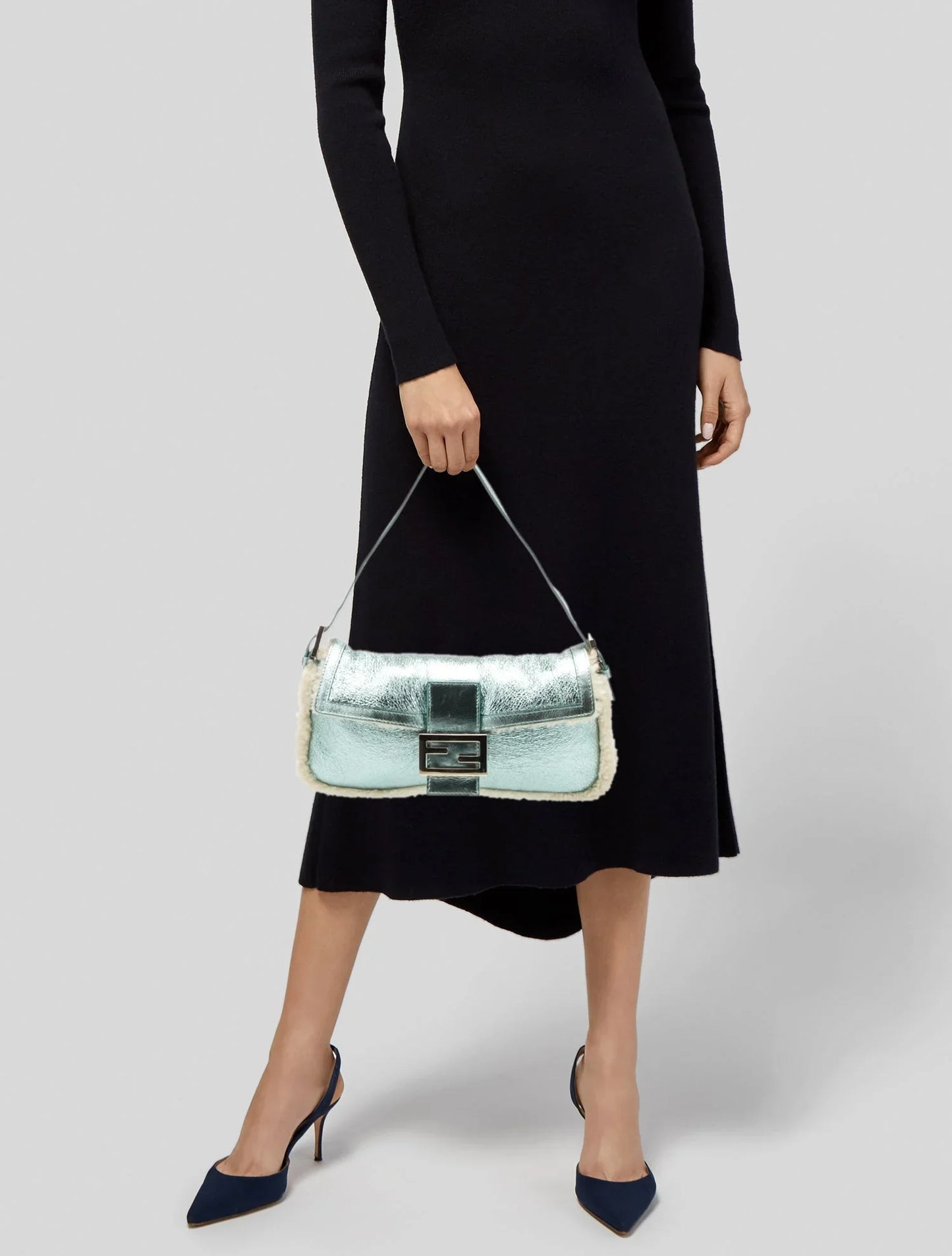 Sac baguette en cuir