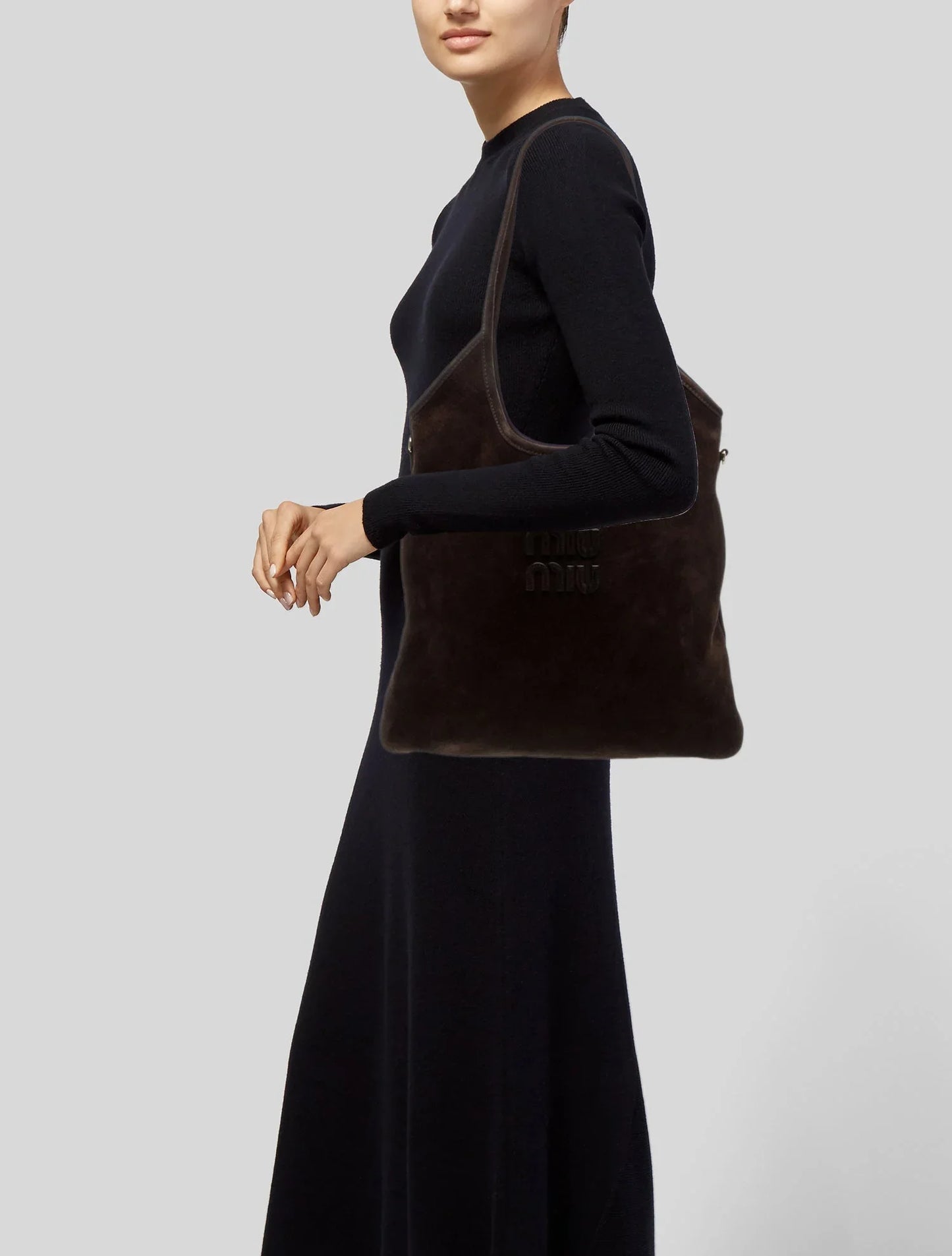 Suede Shoulder Bag
