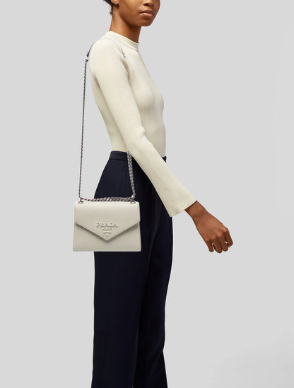 Saffiano Leather Envelope Mini