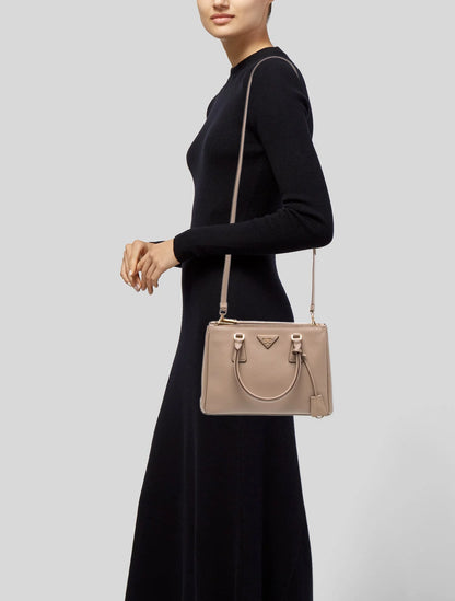 Saffiano Leather Tote Small