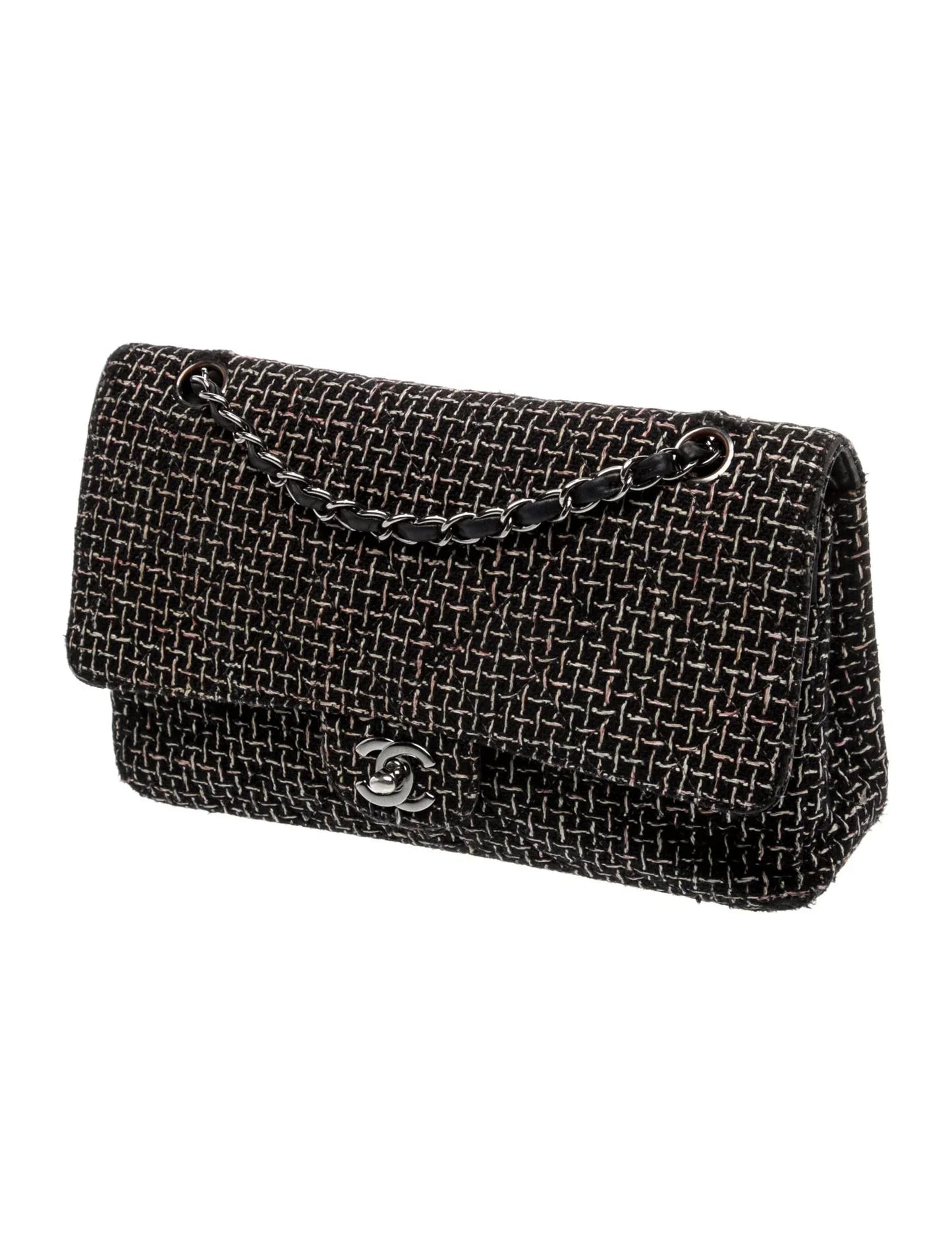 Tweed New York Double rabat classique moyen