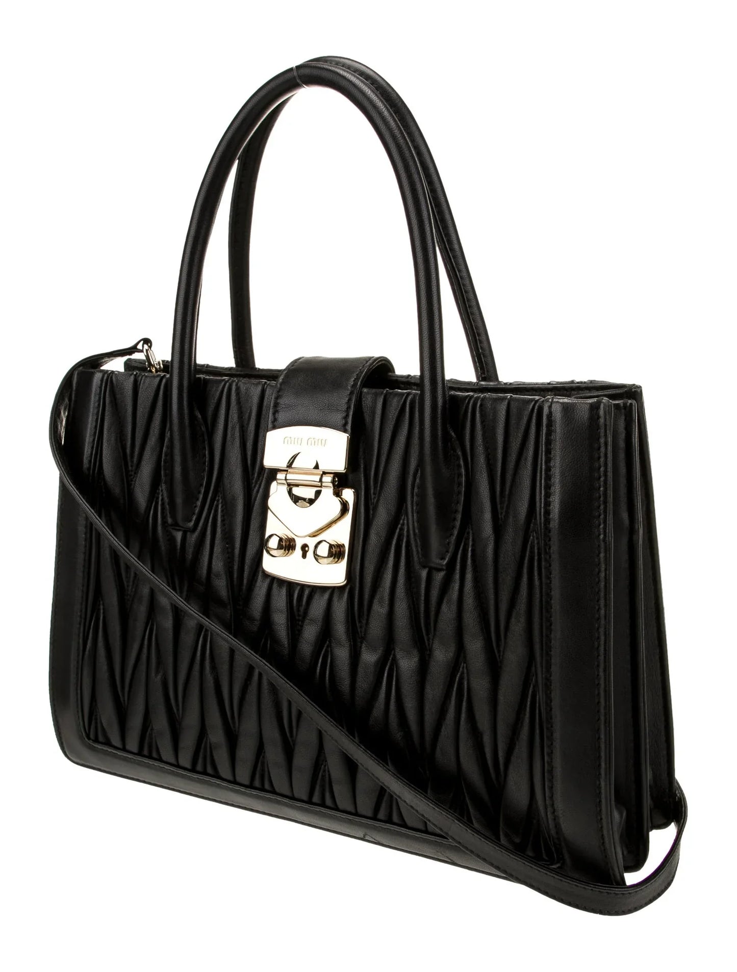 Leather Top Handle Bag