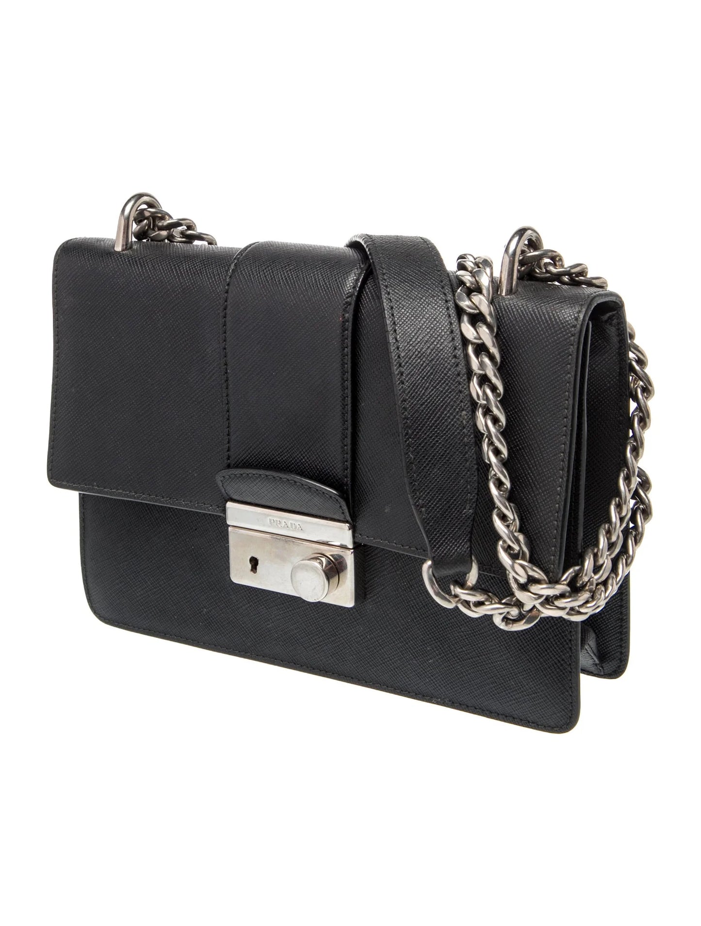 Saffiano Leather Crossbody Bag Small