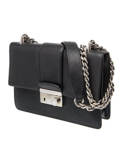 Saffiano Leather Crossbody Bag Small