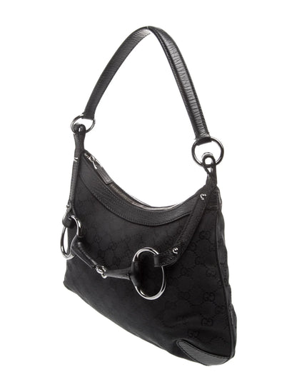 GG Canvas Horsebit Chain