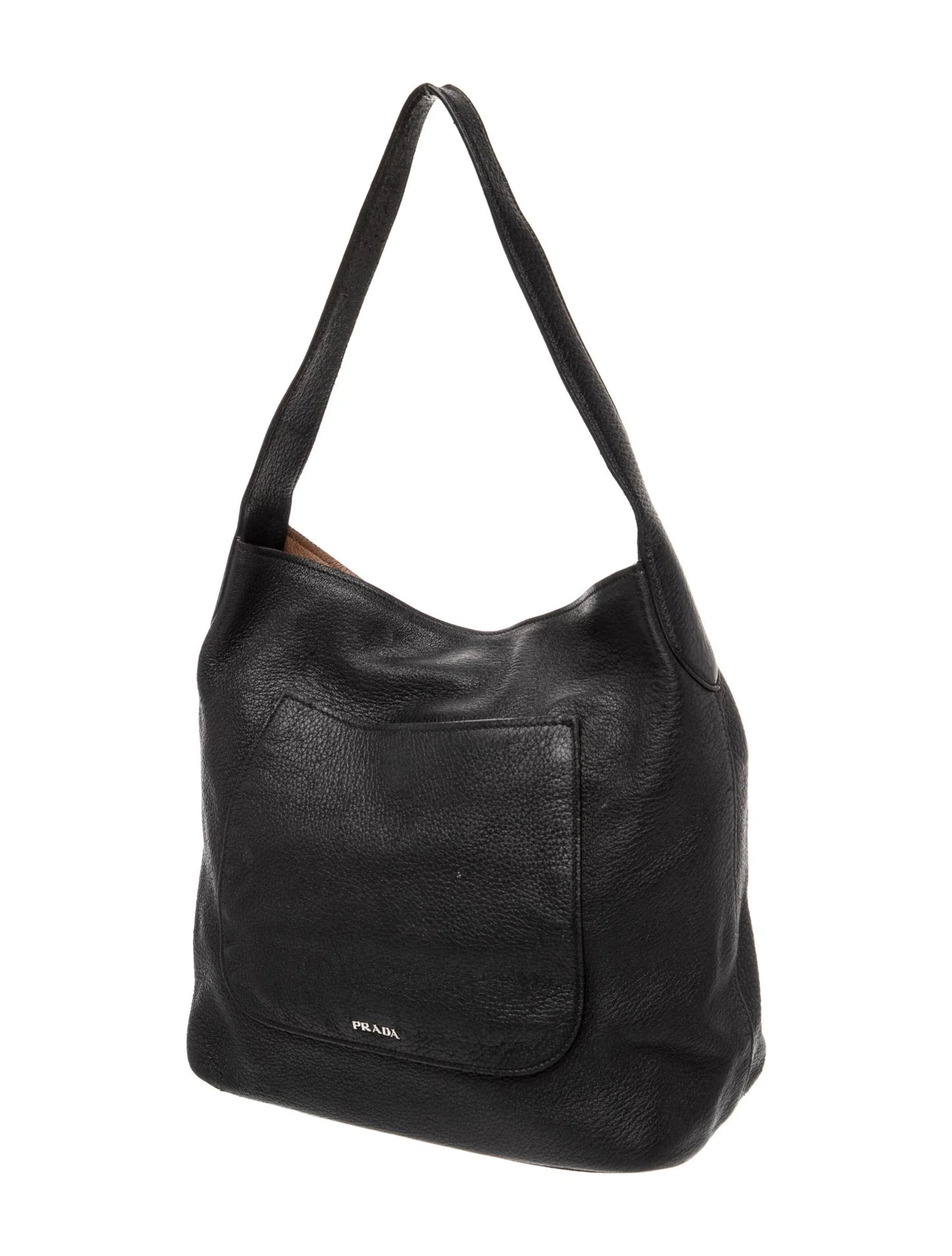 Vitello Daino Leather Shoulder Bag