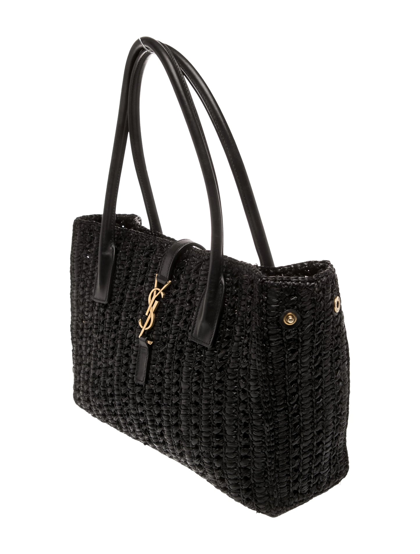Signature Panier Raffia Shoulder Bag