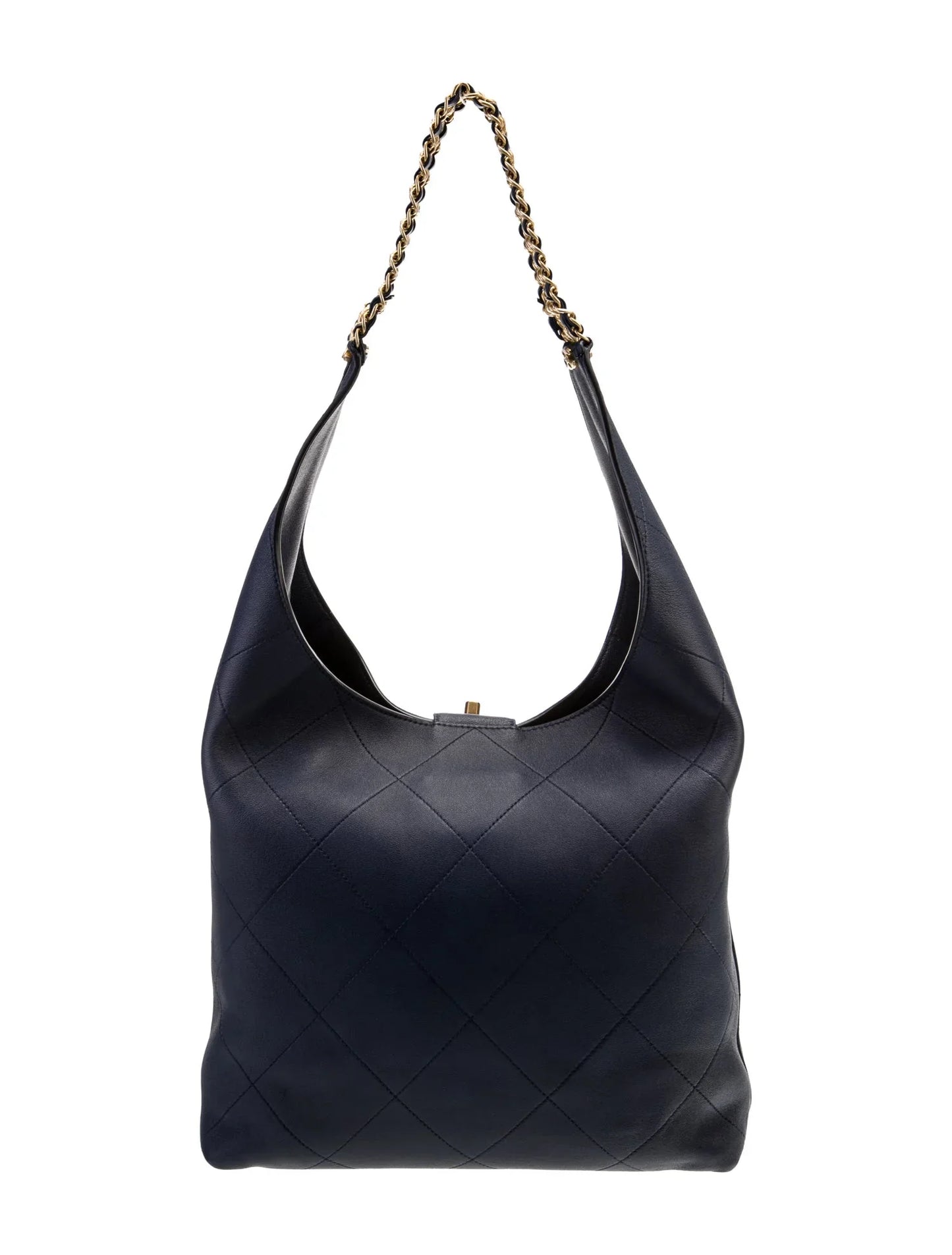 2025 Bolso Hobo Acolchado Mediano con Cadena