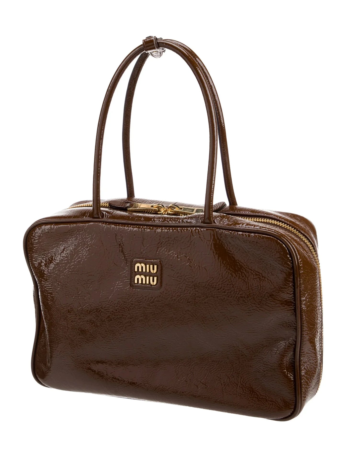 Patent Leather Shoulder Bag