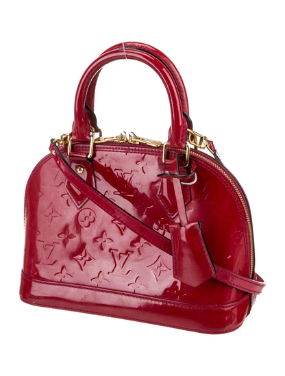 Neo Alma BB en cuir Monogram Vernis