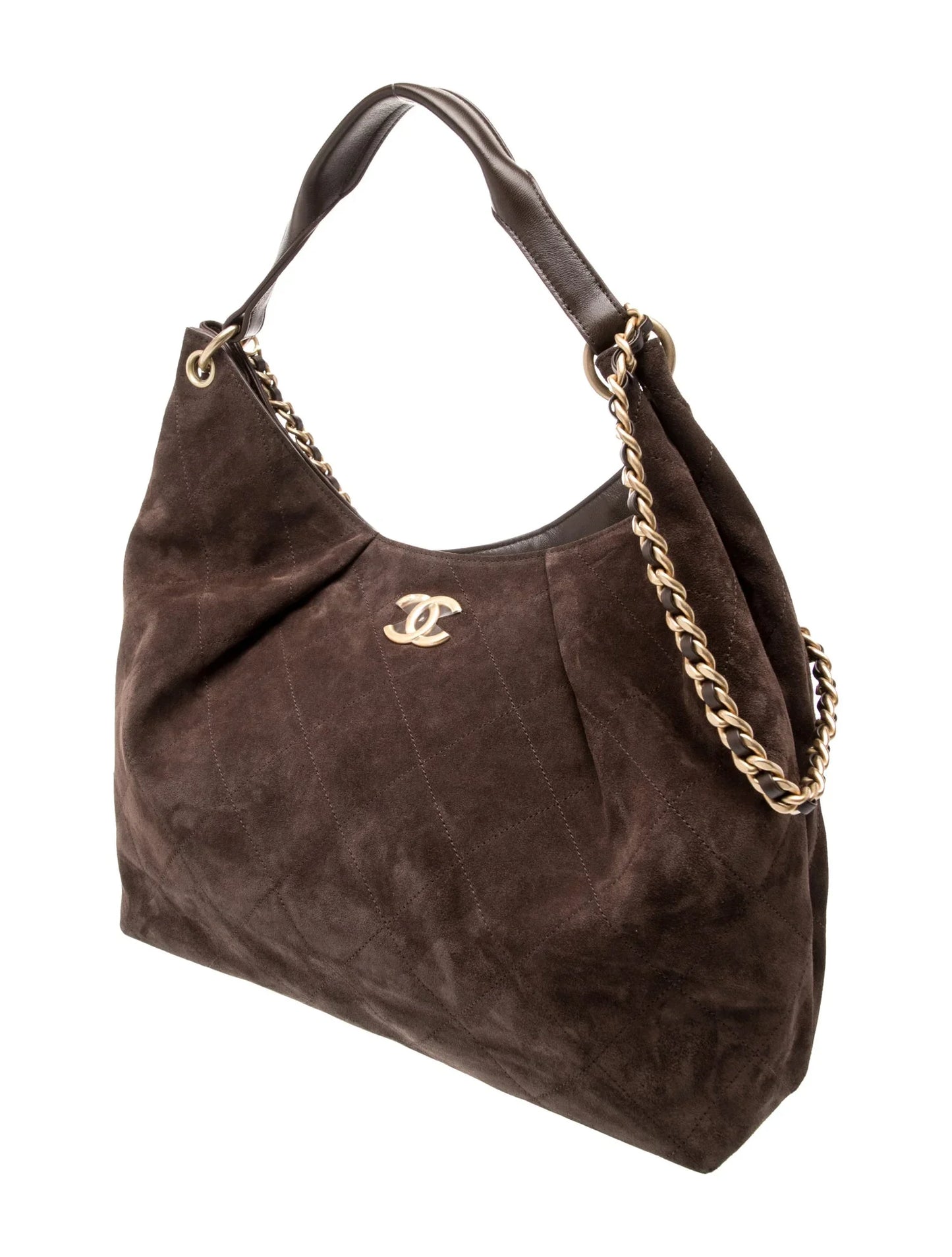 2026 Suede Quilted Maxi Hobo w/Tags